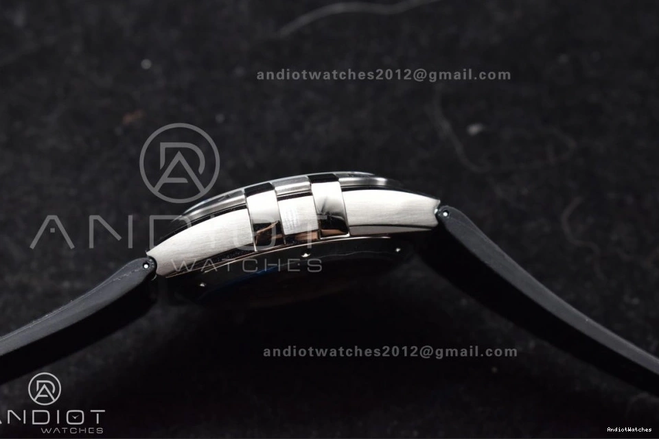 1:1 Gummy Constellation Compact SS 548 Super Black A8900 Clone on Edition Strap VSF Best Gray Dial 1016